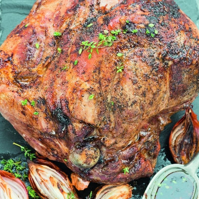 Recette Gigot d'agneau rôti au miel